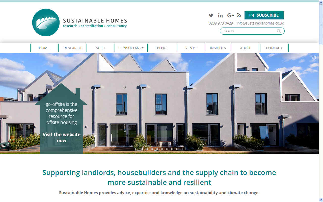 Sustainable Homes