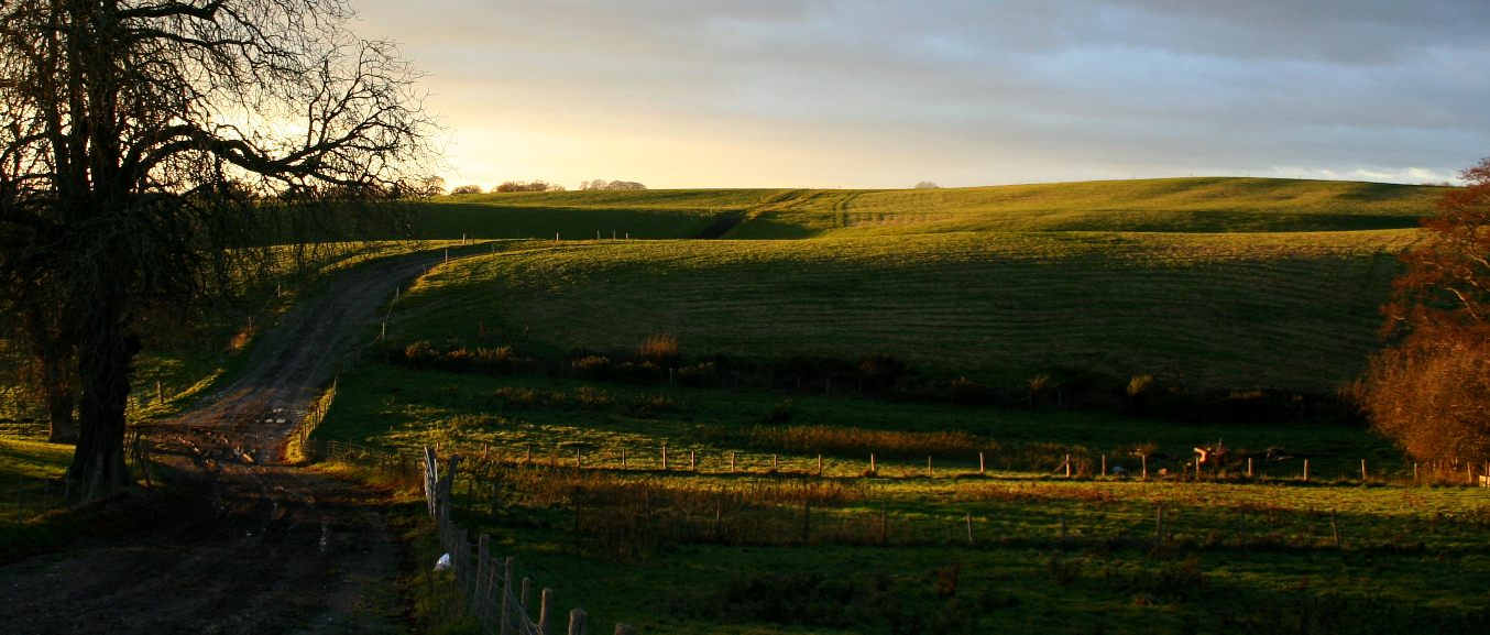 The Weald area of Sussex near Herstmonceux