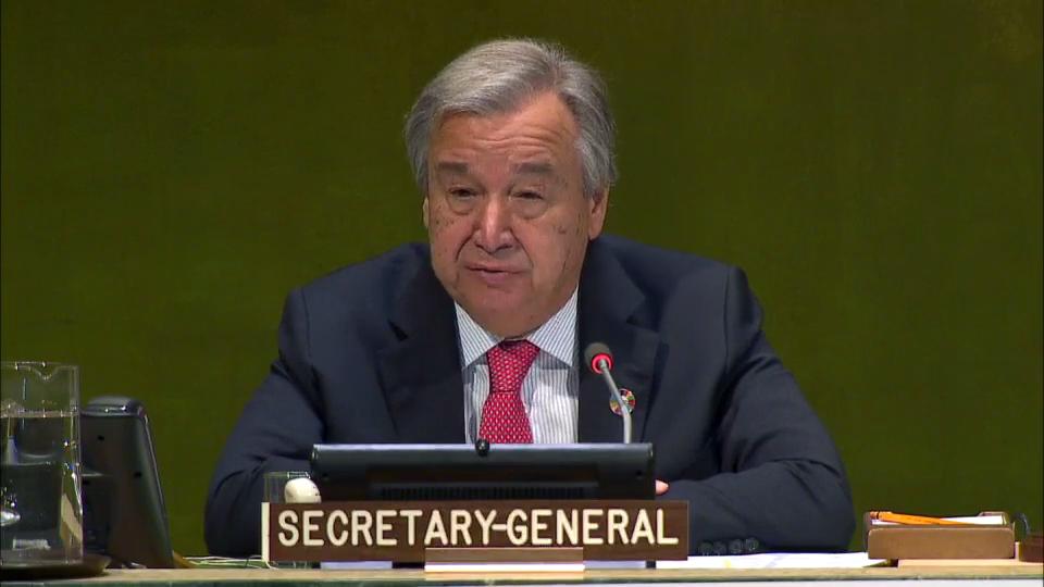 UN Secretary-General Antnio Guterres