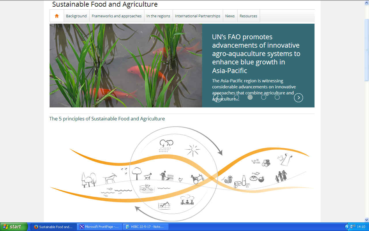 Sustainable food and agriculture United Nations aquaculture for Asia-Pacific