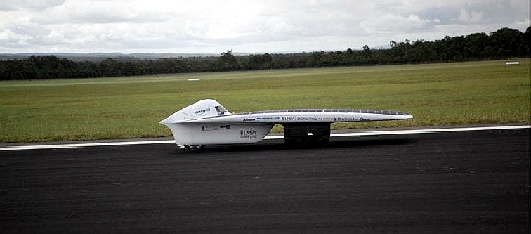 Sunswift solar powered land speed record holder