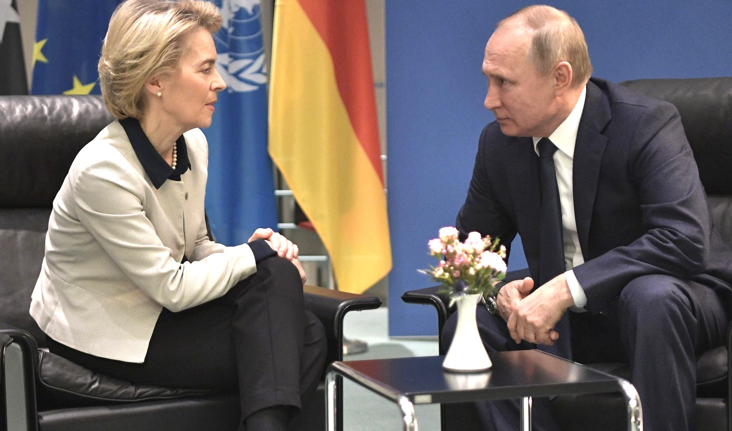Ursula with Vladimir Putin