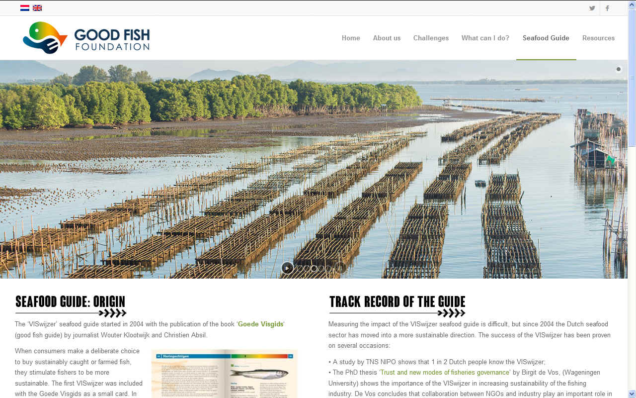 Good fish foundation on aquaculture