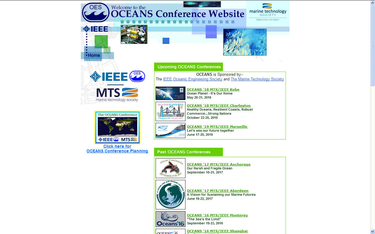 Oceans Conference website