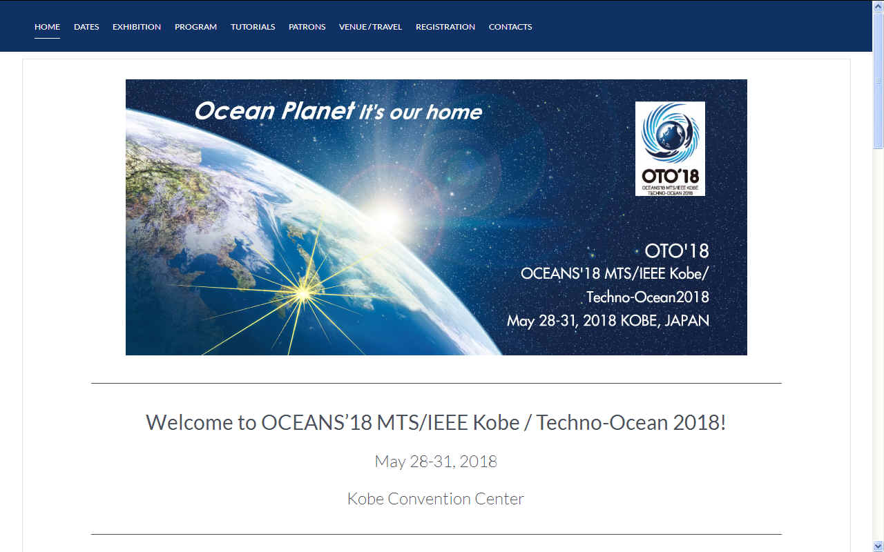 OTO 18 and Techno-Ocean 2018 poster, Kobe, Japan