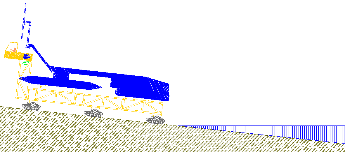 Amphimax beach launching sequence diagram