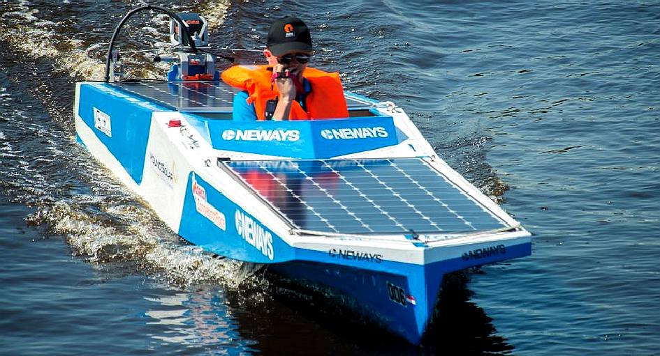 fastest solar powered yacht