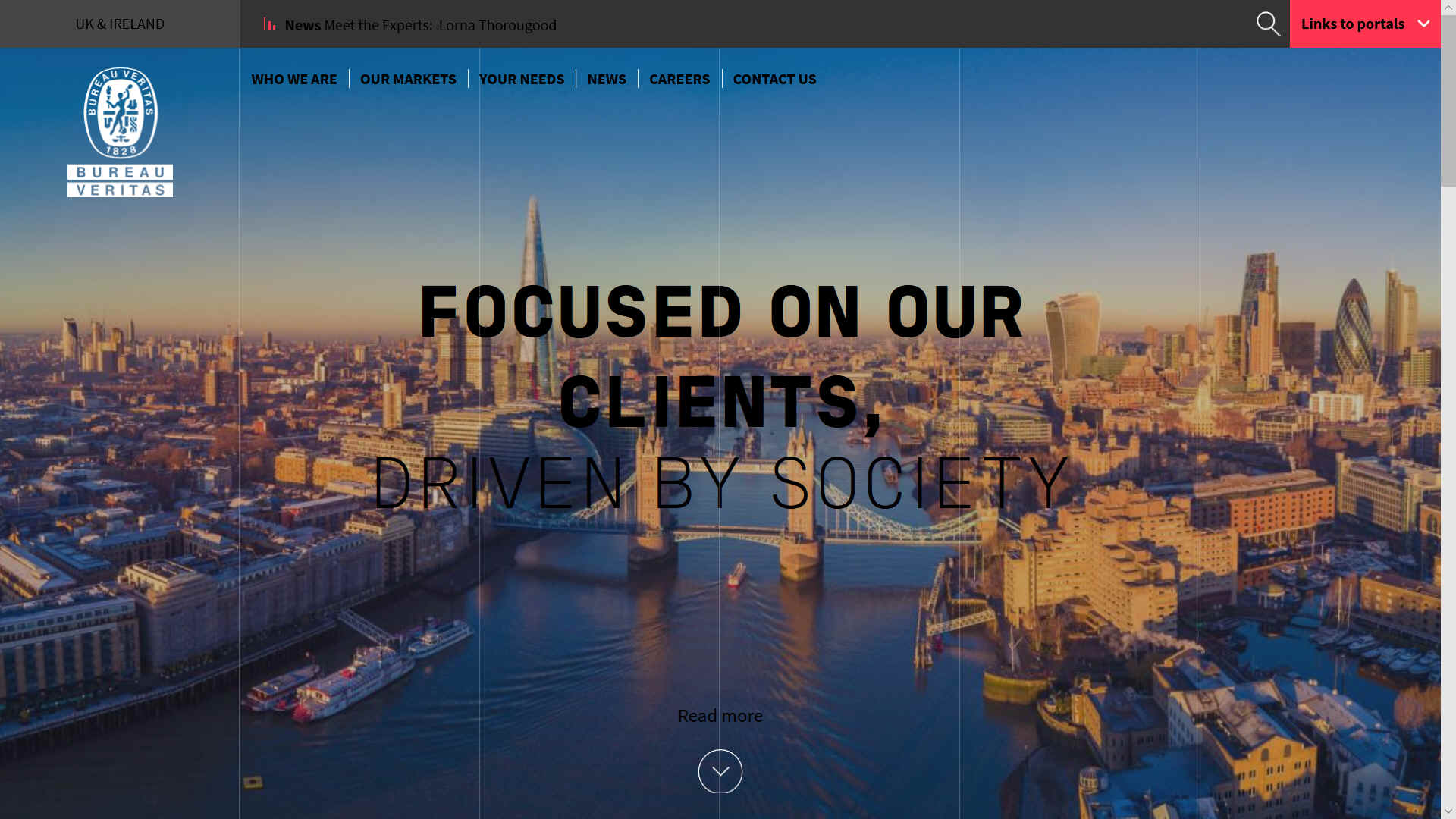 Bureau Veritas focussed on clients