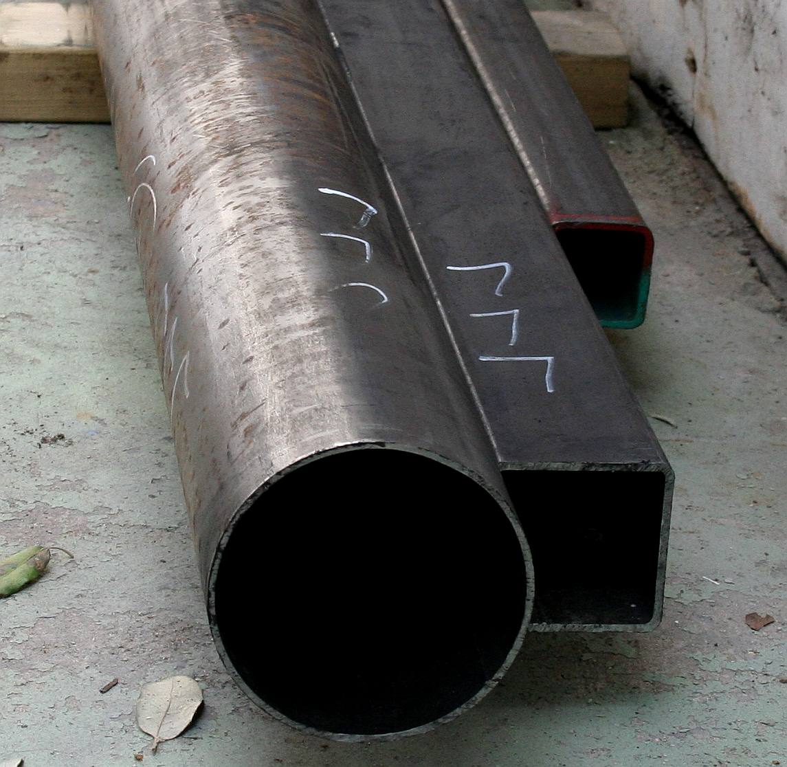Rolled hollow section round and square steel tubing