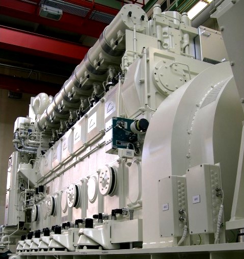 Largest marine diesel engines in the world