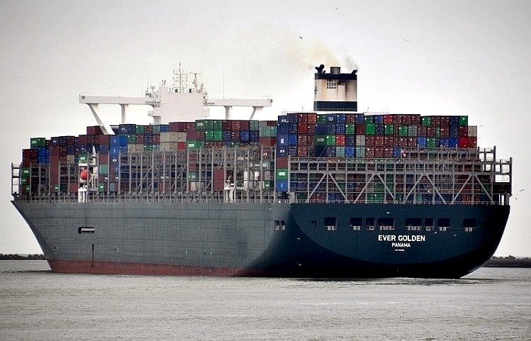 Panamanian registered Evergreen Golden container ship giant