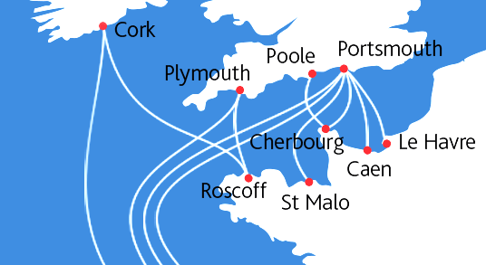 Comparación empieza la acción Oh brittany ferries route map familia ...