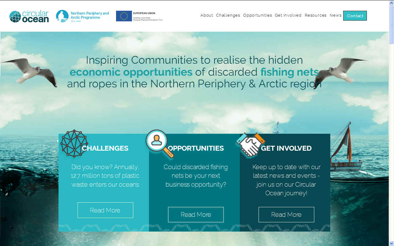 Circular Ocean Northern Arctic Programme fishing nets and ropes