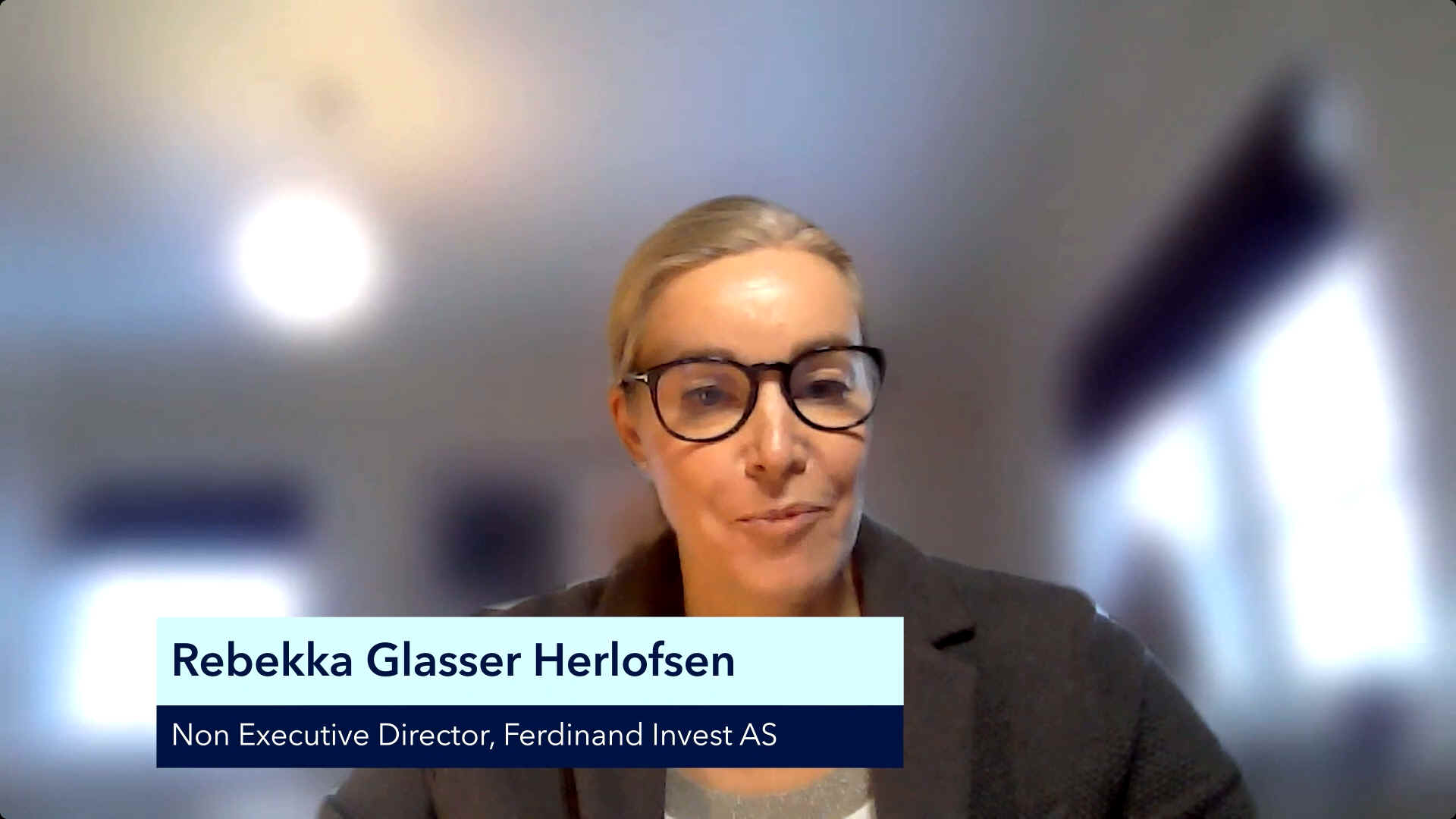 Rebekka Glasser Herlofsen - Non Executive Director, Ferdinand Invest AS