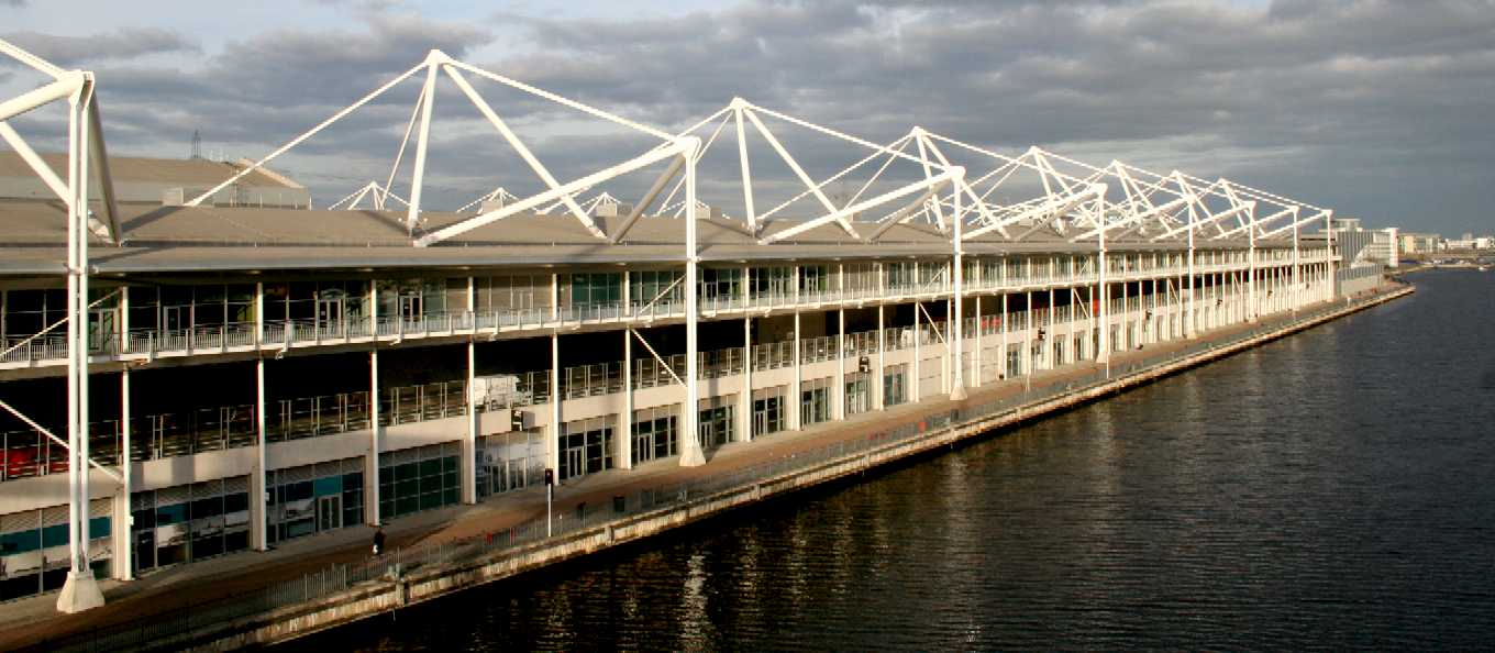 The London ExCel conference and exhibition centre, Docklands