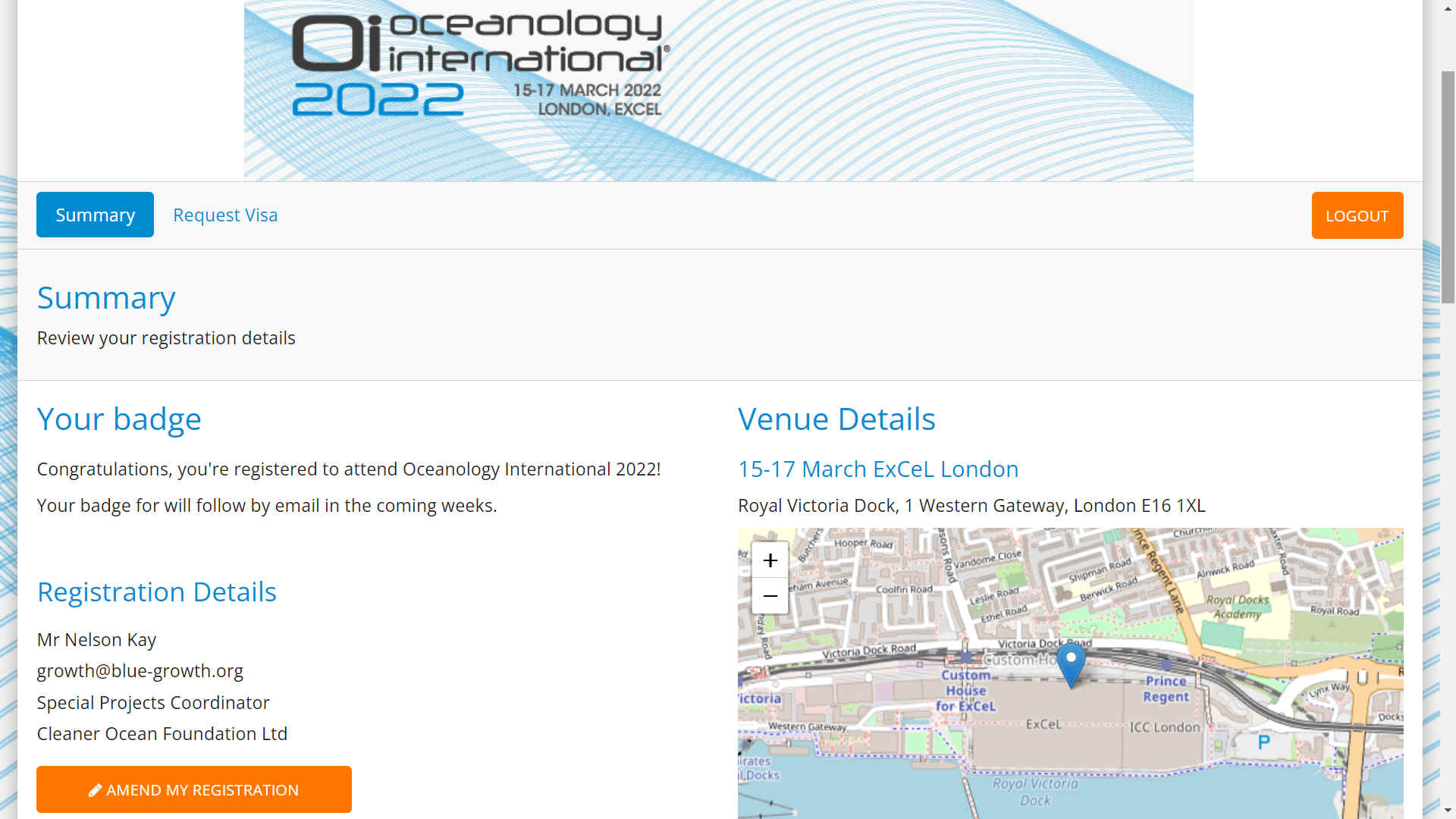 Oceanology International 2022, ExCel, London