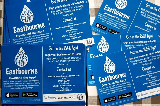 Get the Refill app to help keep Eastbourne plastic free