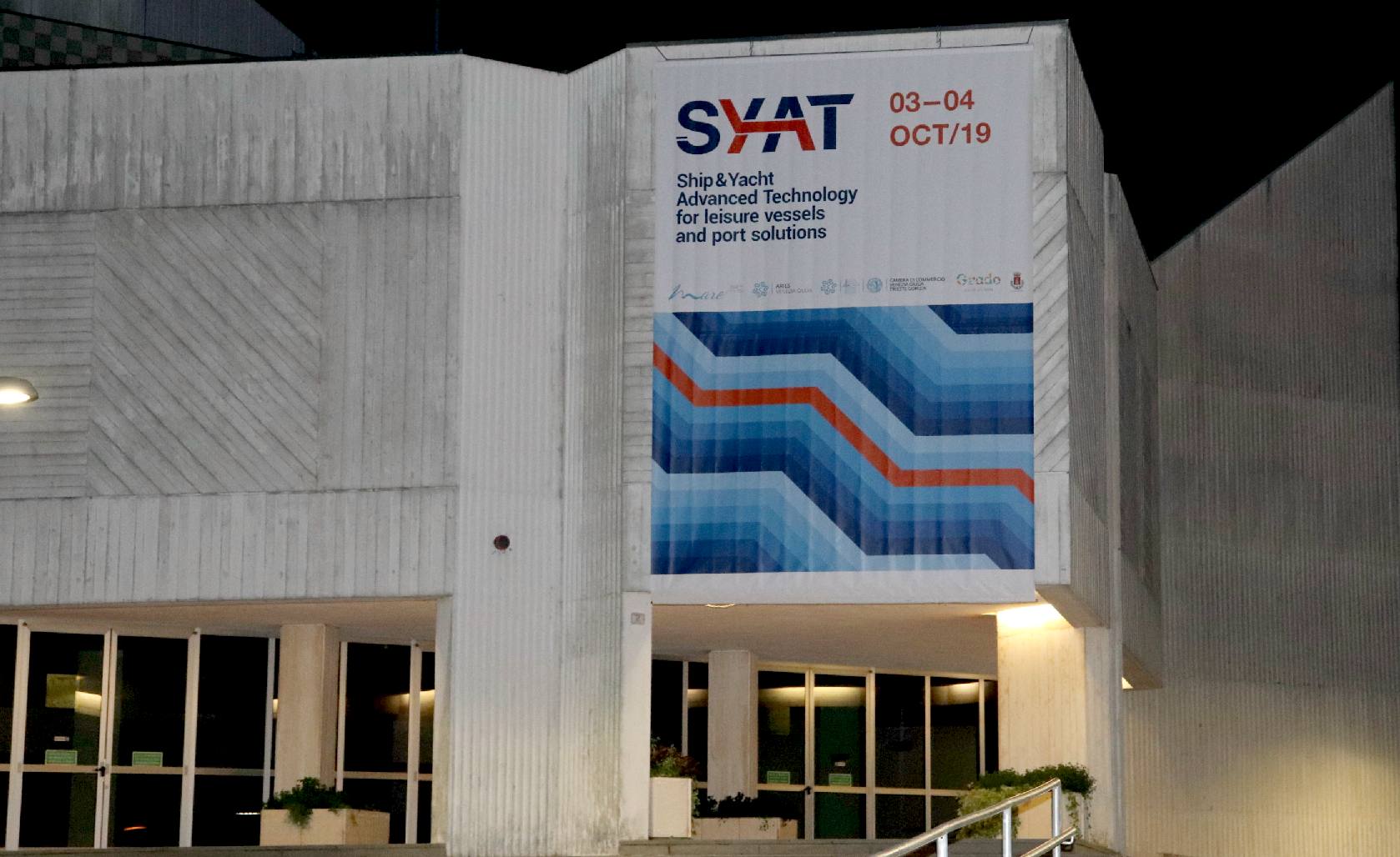 The SYAT conference building in Grado, advanced leisure vessels and port solutions