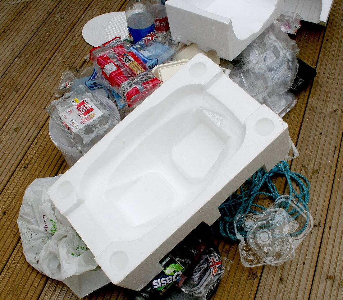 Expanded polystyrene, styrofoam