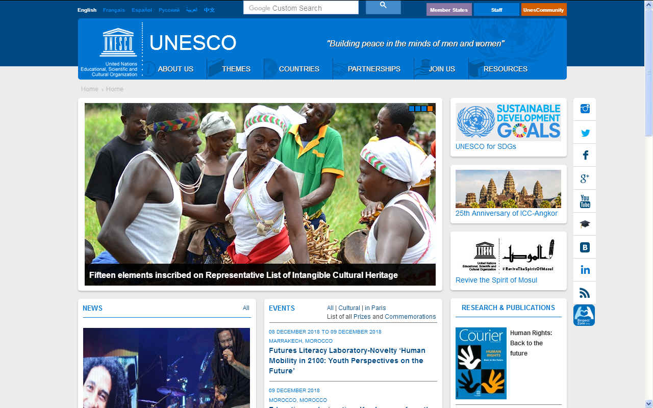 Unesco United Nations Educational Scientific Cultural Organization Unesco United Nations Educational Scientific Cultural Organization